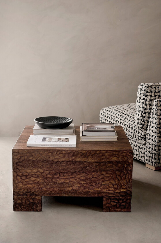 Sofabord Venus 75x75 cm - Brun