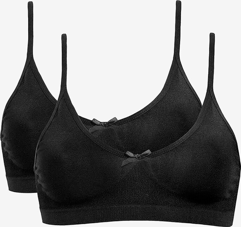Bh-topp Little Wonder Seamless Top 2-pack - Svart