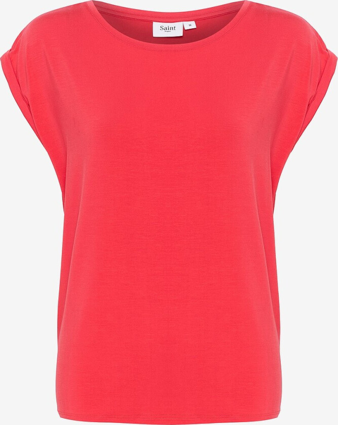 Topp Adelia SS T-shirt - Rød
