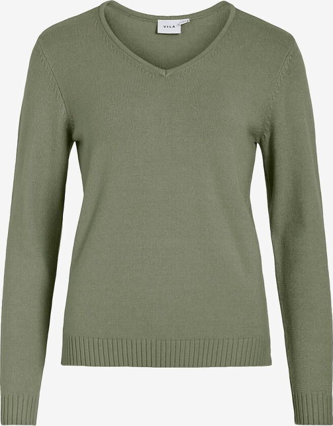 Genser viRil V-neck Knit Top - Grønn