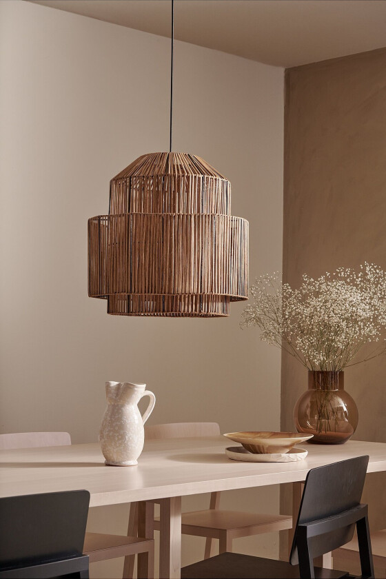 Taklampe Emelee - Brun