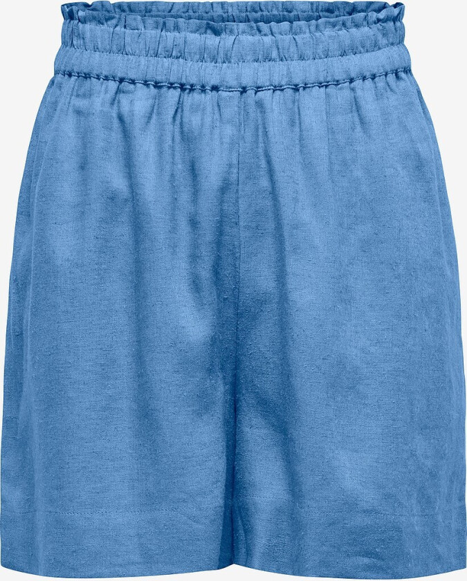 Bilde av Shorts onlTokyo HW Linen Blend Shorts - Blå