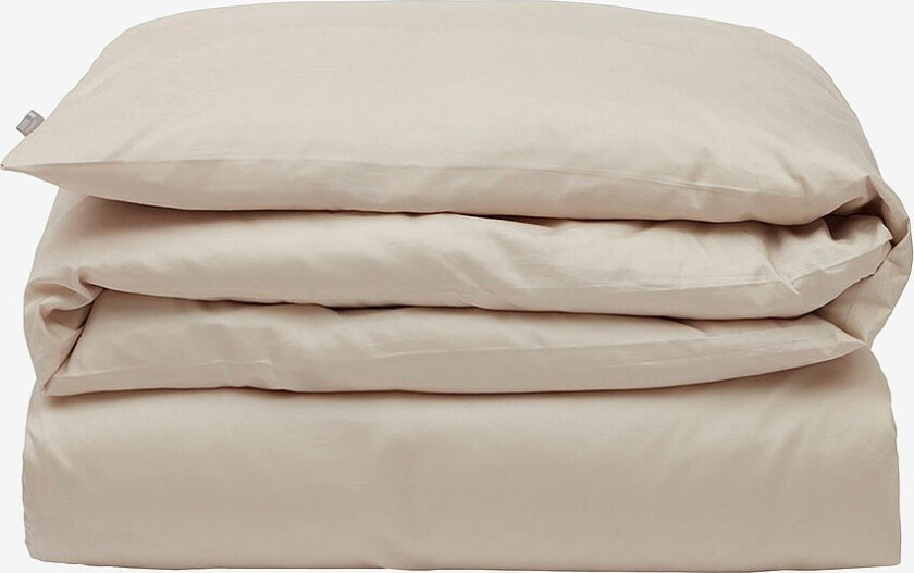 Dynetrekk Hotel Cotton Sateen Duvet Cover - Beige