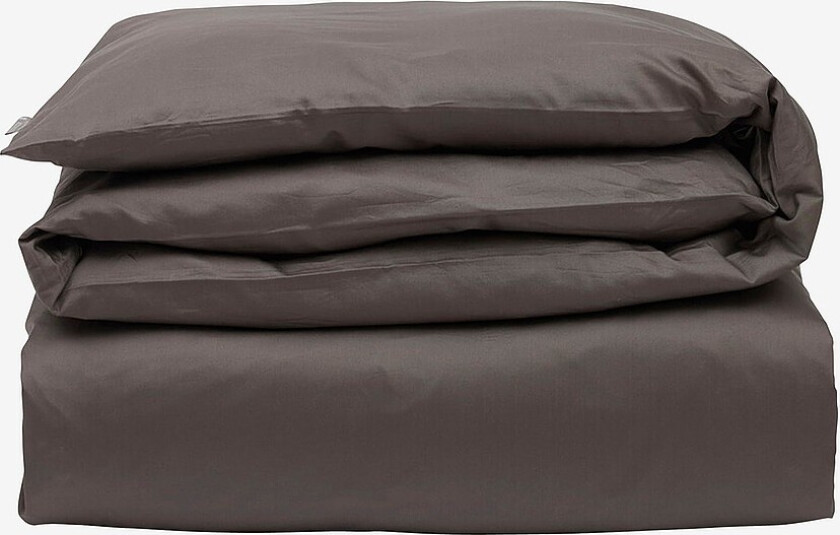 Dynetrekk Hotel Cotton Sateen Duvet Cover - Grå