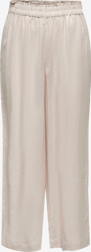 Bukser onlTokyo HW Linen Blend St Pant - Beige