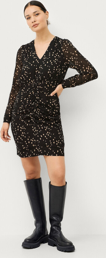 Kjole Mild Fitted Dress - Svart