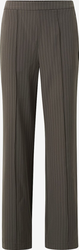 Bukser pcBozzy HW Wide Striped Pants - Grå