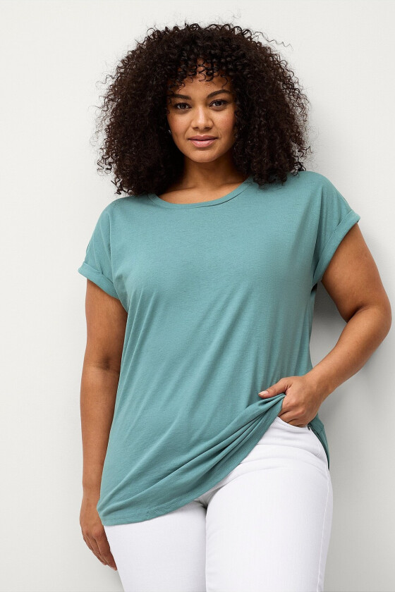 Topp mKatja S/S Loose Tee - Blå