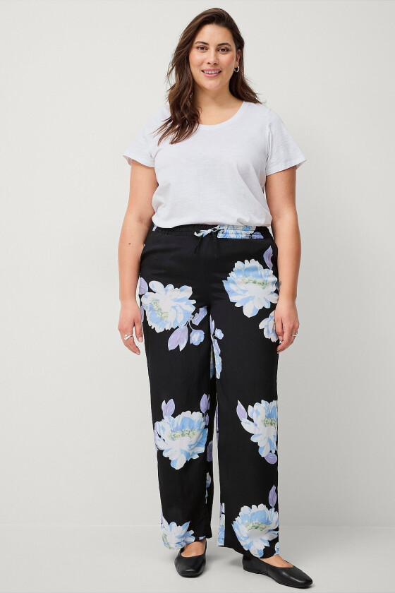 Bukser vBella Long Pant - Svart