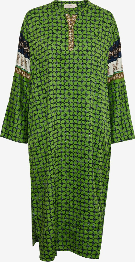 Kjole crEmmeli Kaftan Dress Mollie fit - Grønn