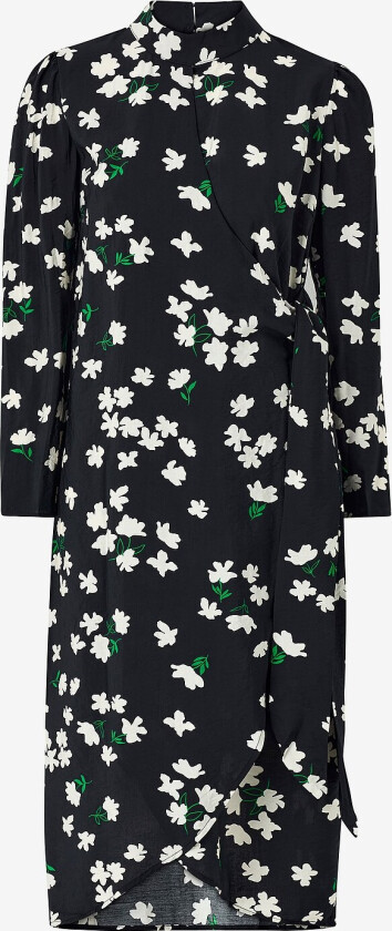 Omslagskjole objNuuk L/S Dress - Svart