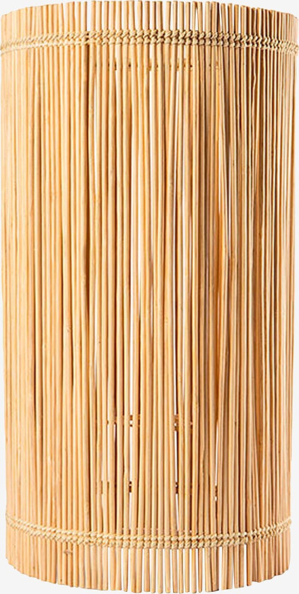 Lampeskjerm Bamboo 22 cm - Gul