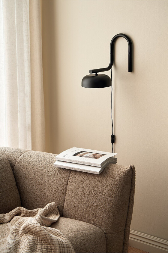 Vegglampe Sirap - Svart