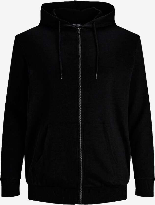 Hoodie jjeBasic Sweat Zip Hood Noos PS - Svart
