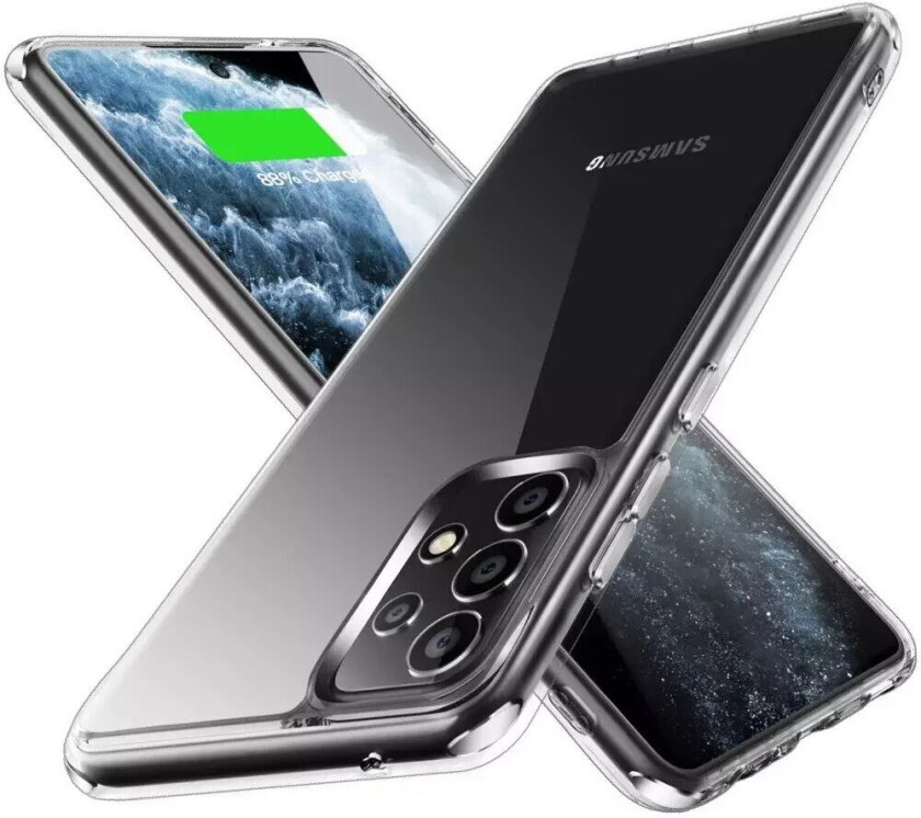 Samsung Galaxy A52s (5G) / A52 (4G / 5G) Krystallklart Hybrid Plast Bakdeksel - Gjennomsiktig