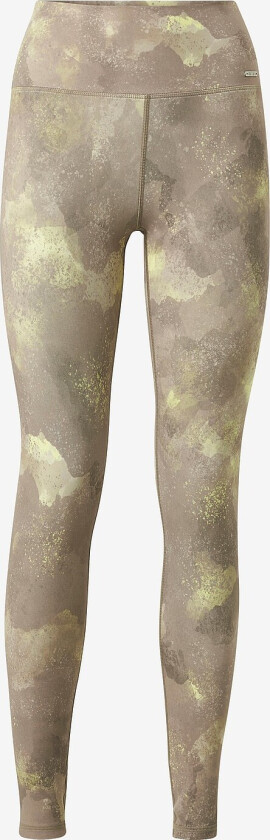 Treningstights Storm Print Core Tights - Gul