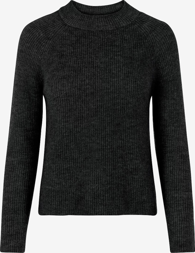Genser pcEllen LS O-neck Knit - Svart