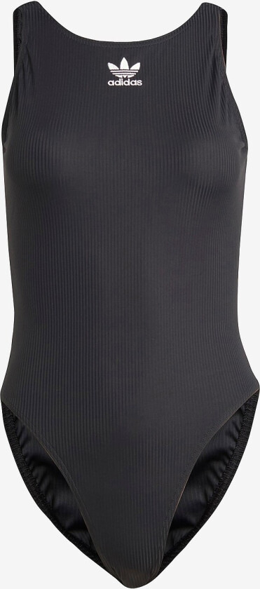 Badedrakt Adicol Rib Suit - Svart