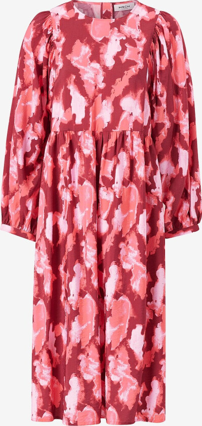 Kjole mschMagnella Ladonna Dress AOP - Rosa
