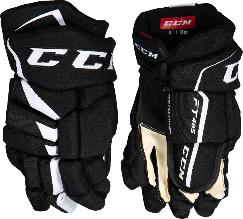 Hg Jetspeed Ft485 Gloves Sr 22/23, hockeyhanske senior BLACK/WHITE