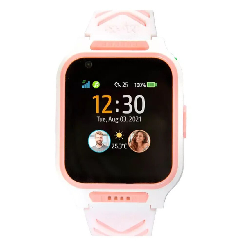 Watch 4 - Smartklokke for Barn - Hvit / Rosa