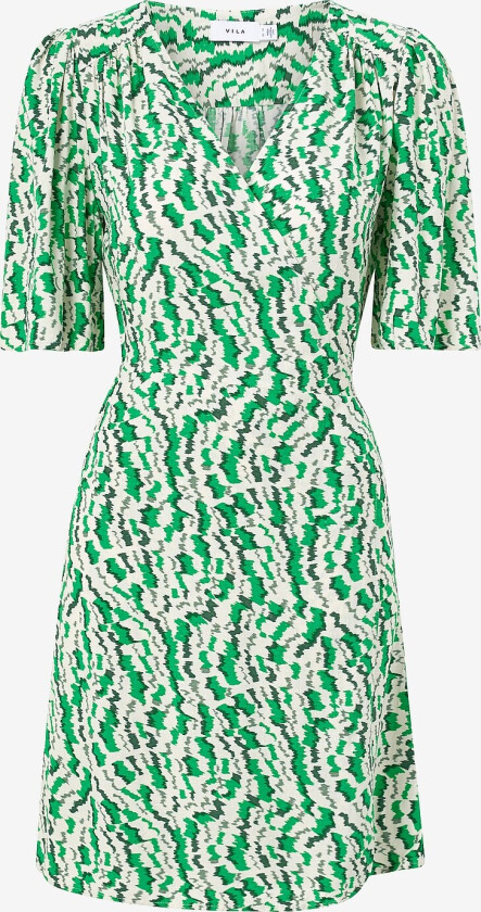 Omslagskjole viZugana Short Wrap Dress - Grønn