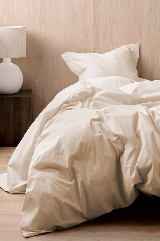 Sengesett Juliette i økologisk bomull, 2 eller 3 deler - Beige