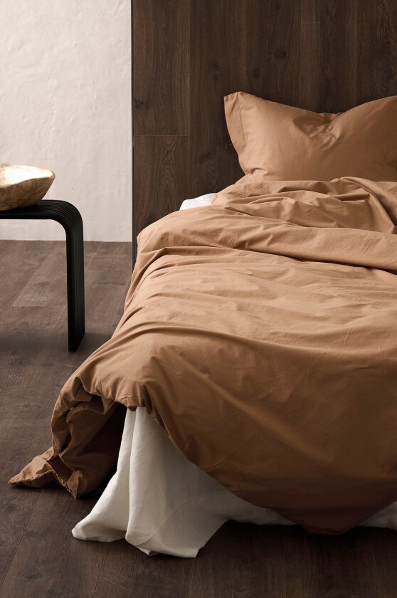 Sengesett Juliette i økologisk bomull, 2 eller 3 deler - Brun