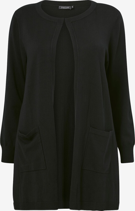 Kardigan Helsinki Long - Svart