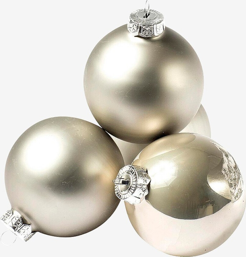 Julekuler 16-pakke - Sølv