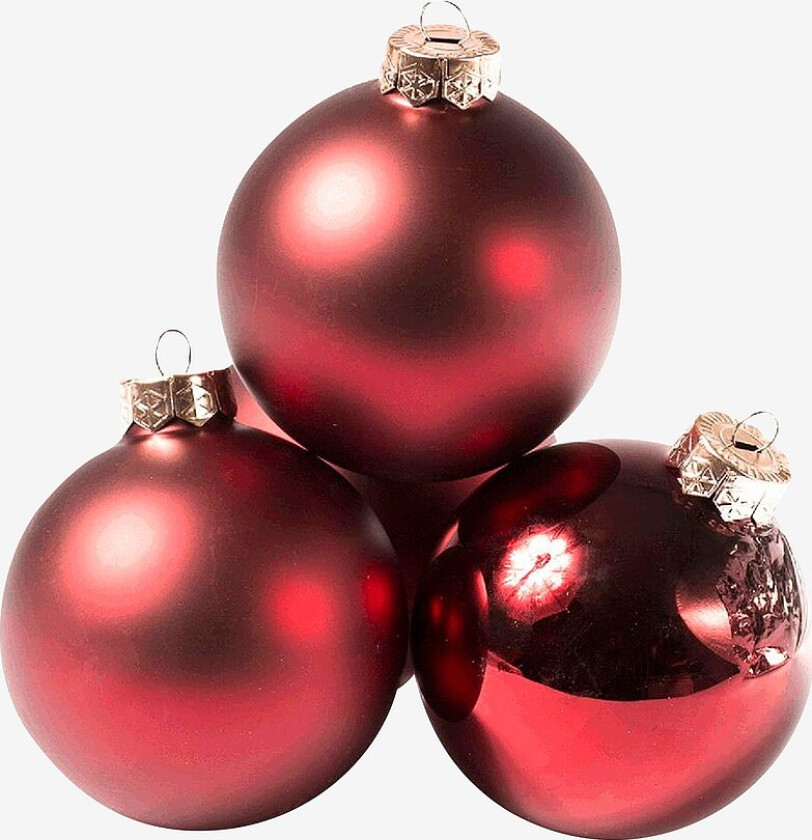 Julekuler 16-pakke - Rød