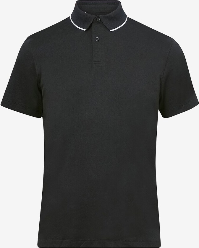 Pologenser slhLeroy Coolmax SS Polo B Noos - Svart