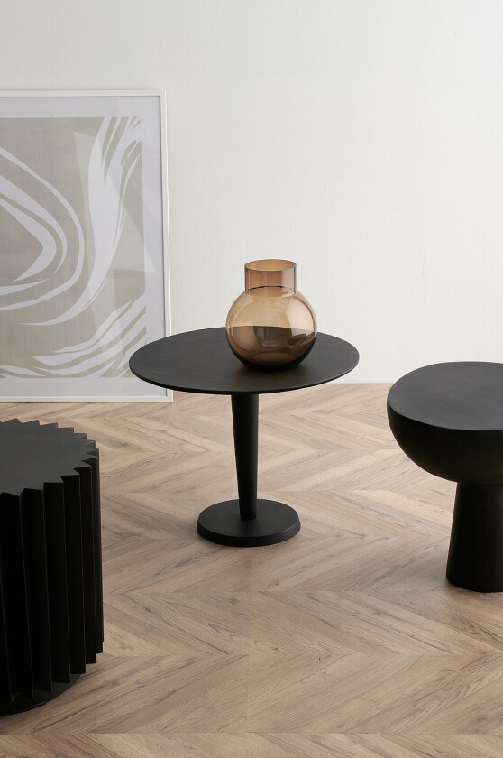 Sofabord Bistolia Ø 60 cm - Svart