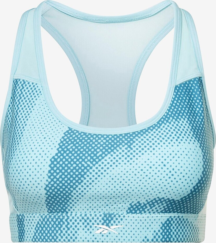 Sports-BH Lux Perform Allover Print Racer Bra - Blå