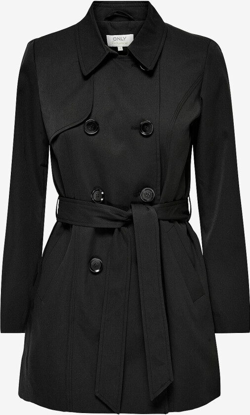 Trenchcoat onlValerie - Svart