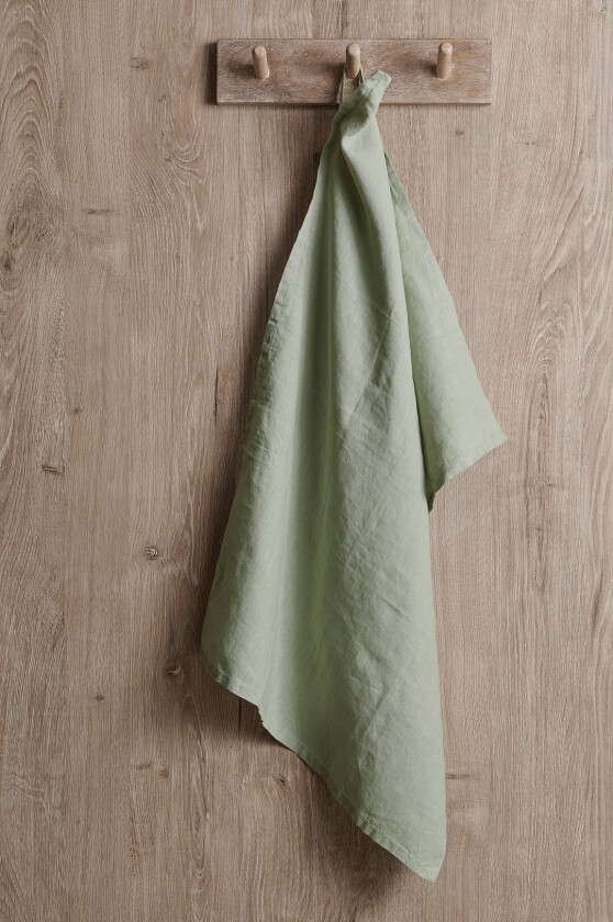 Kjøkkenhåndkle Malva i 100% lin - Grønn