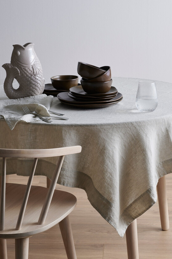 Duk Malva i 100% lin 140x140 cm - Beige