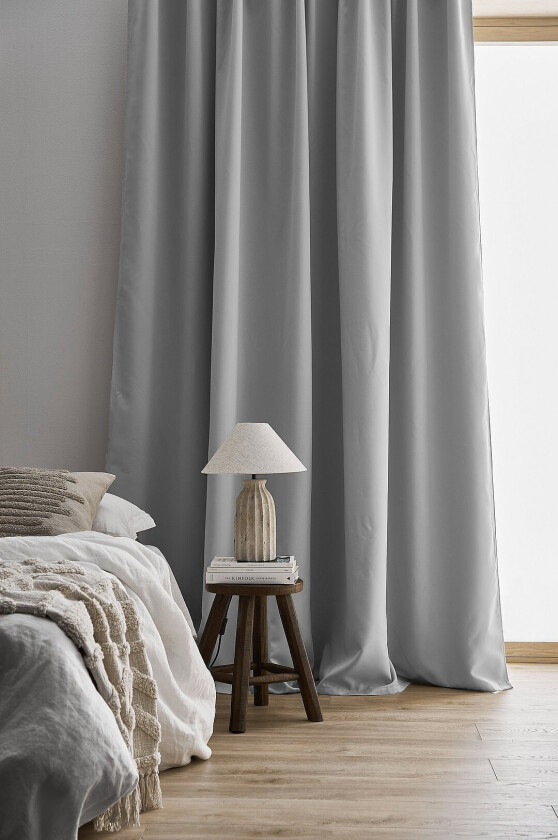 Mørkleggende gardin Elena Wide, ekstra bred - Hvit