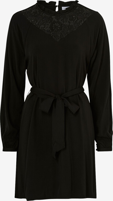 Kjole viSuvita L/S Lace Dress - Svart