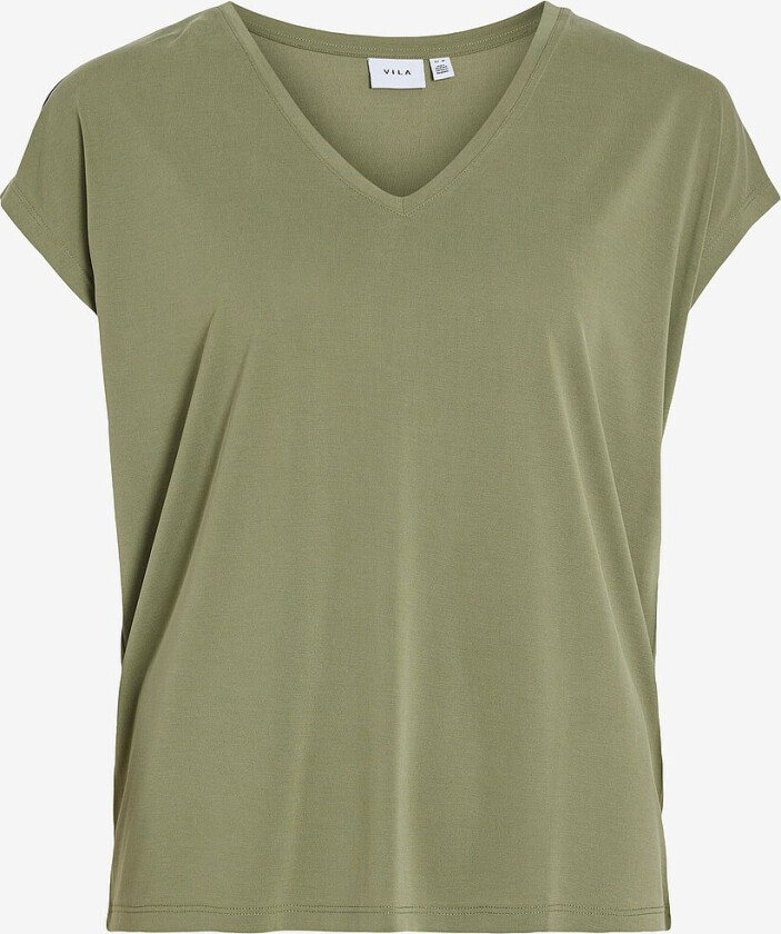 Topp viModala V-neck S/S Top - Grønn