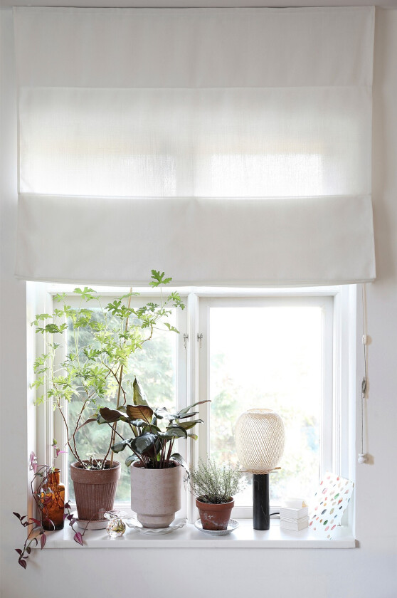 Liftgardin Studio 220 cm høy - Hvit
