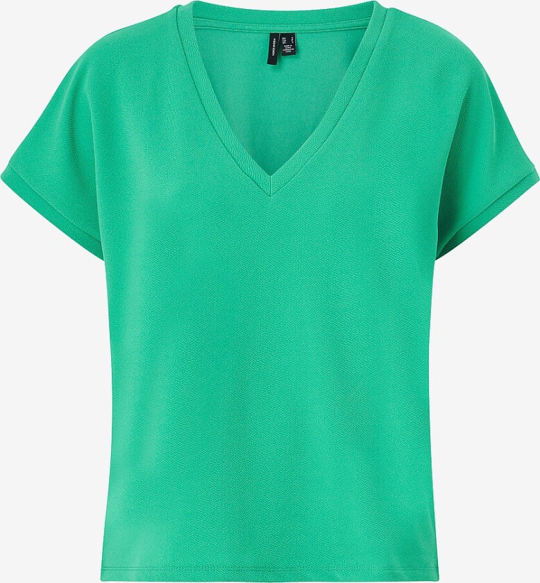 Topp vmGabrielle S/S V-neck Top Exp - Grønn