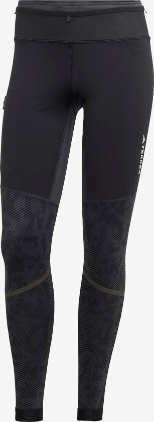 Treningstights Terrex Agravic Trail Running Tights - Grå