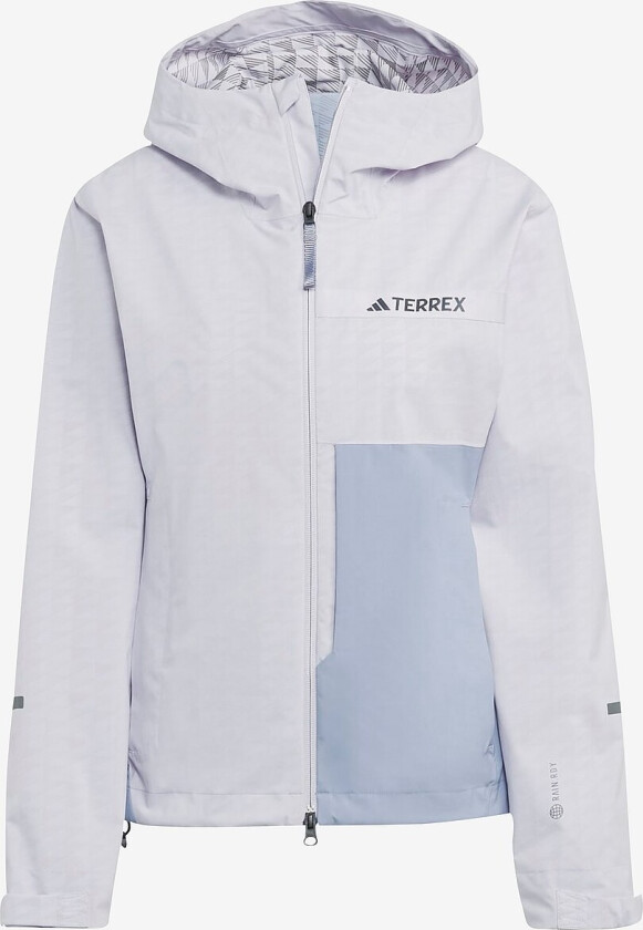 Regnjakke Terrex Multi Rain.rdy 2.5-layer Rain Jacket - Hvit