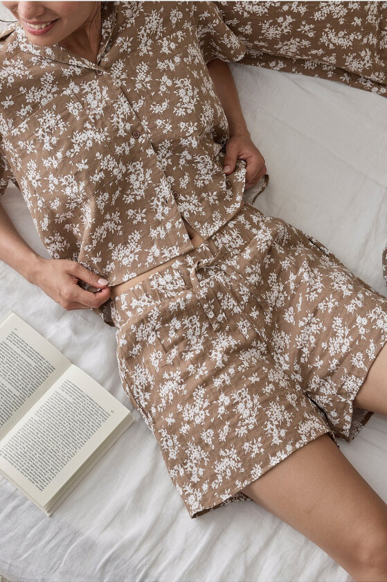 Shorts Candela Flower - Brun