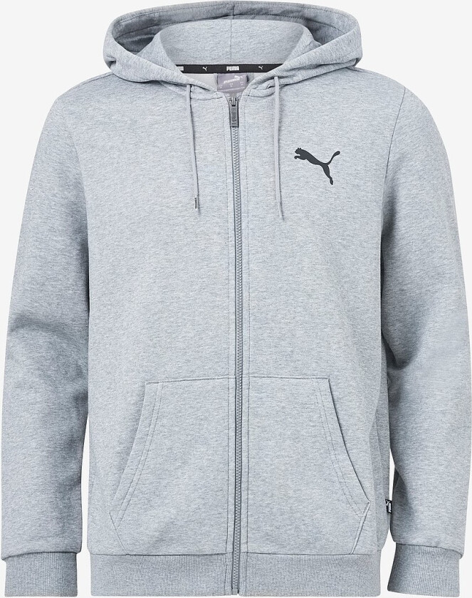 Hettejakke ESS Small Logo FZ Hoodie FL - Grå