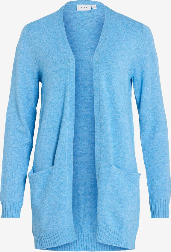 Cardigan viRil L/S Open Knit - Blå