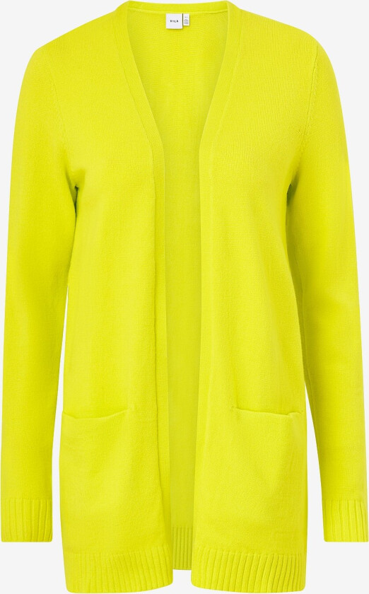 Cardigan viRil L/S Open Knit - Gul