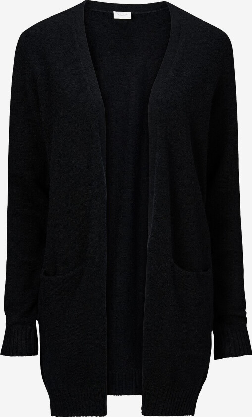 Cardigan viRil L/S Open Knit - Svart