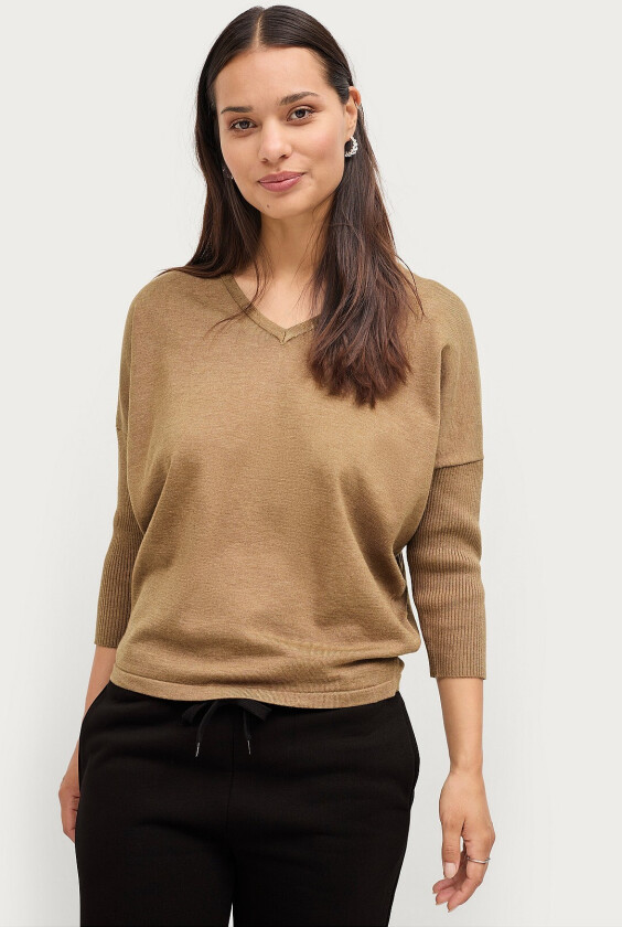 Genser MilaSZ V-N Pullover - Brun